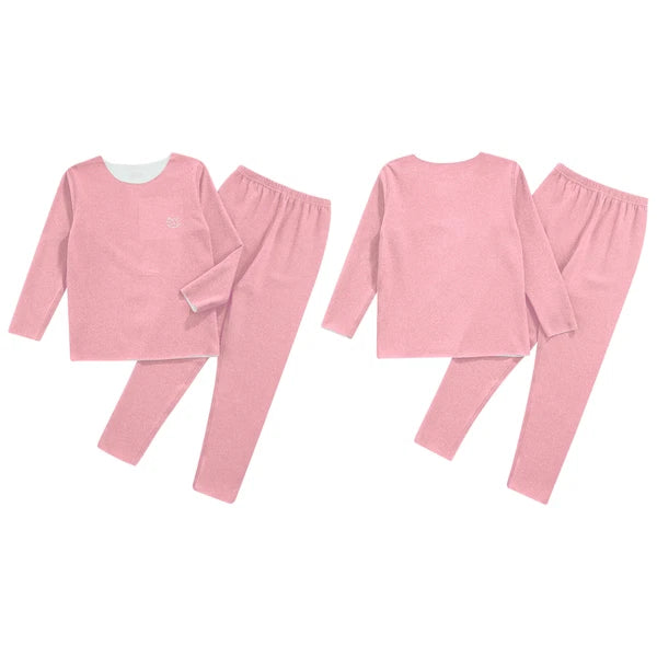 Kids Boys Girls Shirt And Pants Set Pyjama Top With Trousers Long Sleeve Warm