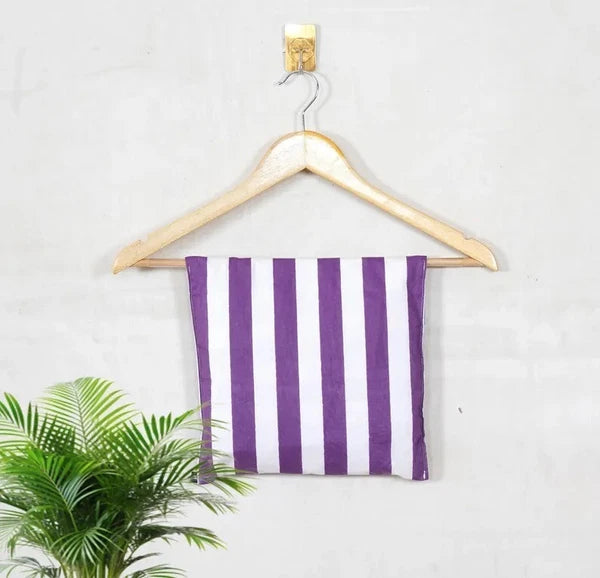 Cotton Striped Print Indian PJ Set Bridesmaid Pajama Set Women Nightwear Suit US