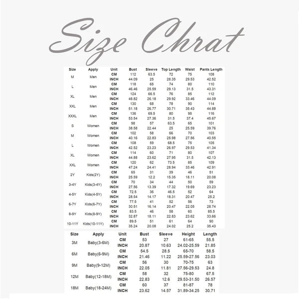 Christmas New Year Mother Daughter Cotton Family Matching Christmas Pajamas A5