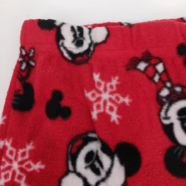 Disney Minnie and Mickey Mouse 2-Piece Christmas Pajama Set - Size 6 - AE6