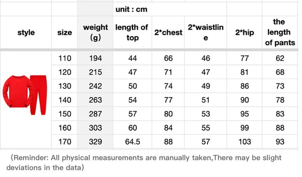 Children's boys and girls Lilo embroidered angel top pants set pajamas Pjs