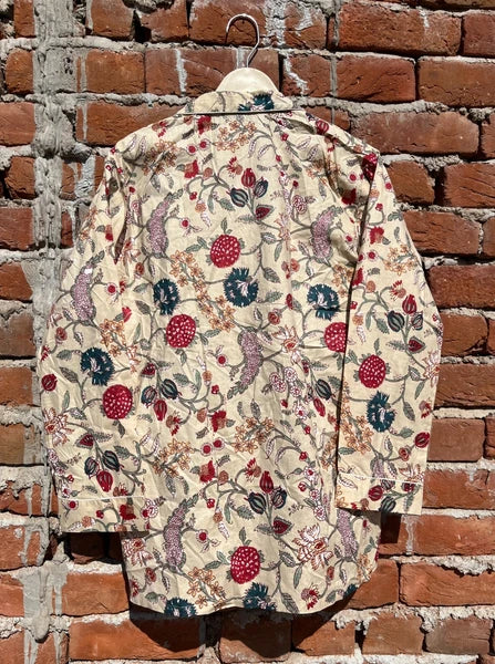 Indian Cotton Floral Print PJ Set Bridesmaid Pajama Set Women Nightwear Suit US