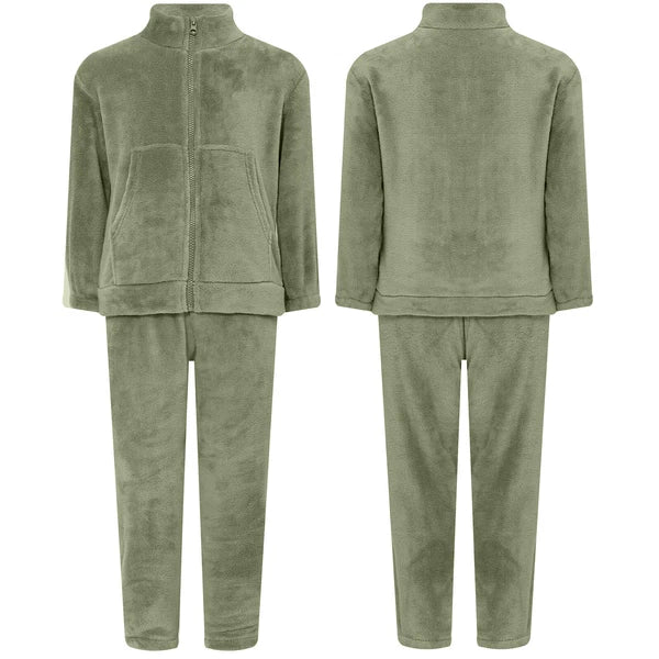 Kids Nightwear Teenagers Housewear Clothing Set Pyjama Set Matching Warm-