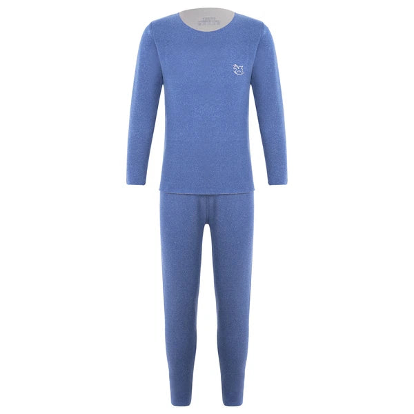 Kids Boys Girls Shirt And Pants Set Pyjama Top With Trousers Long Sleeve Warm