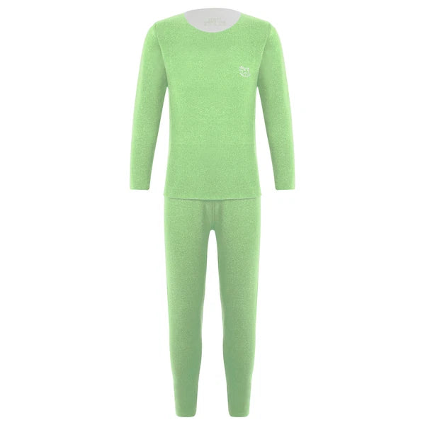 Kids Boys Girls Shirt And Pants Set Pyjama Top With Trousers Long Sleeve Warm