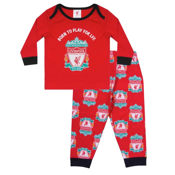 Liverpool FC Baby Pyjamas Long Boys Kids Official Football Gift