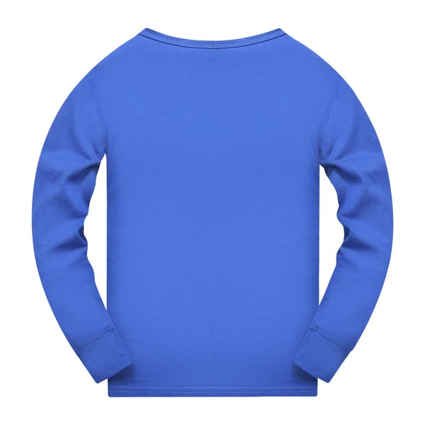 Geometry Dash 5-13 Year Old Boys' Pajama Set Girls' Round Neck Long Sleeve Set