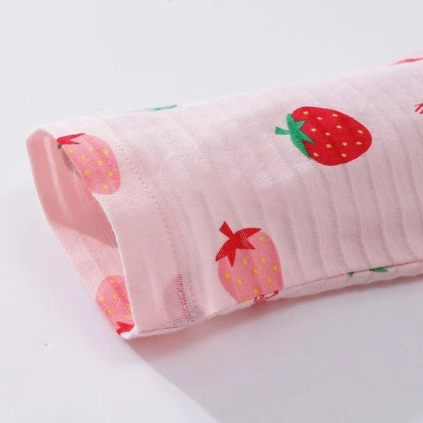 Girls Pajamas Set Pure Cotton Thin Long Sleeved Trousers Children's Clothes