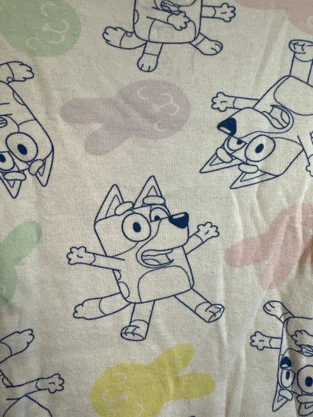 Bluey Toddler Pajamas Set 2pc Easter Size 5T Cotton Snug Fit Sleepwear