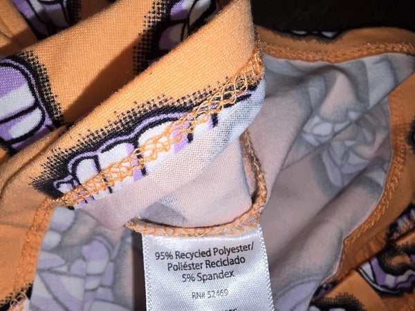 Way To Celebrate Halloween LET'S FANG OUT Shorty Pajama Set Sz XS M XL 2X 3X New