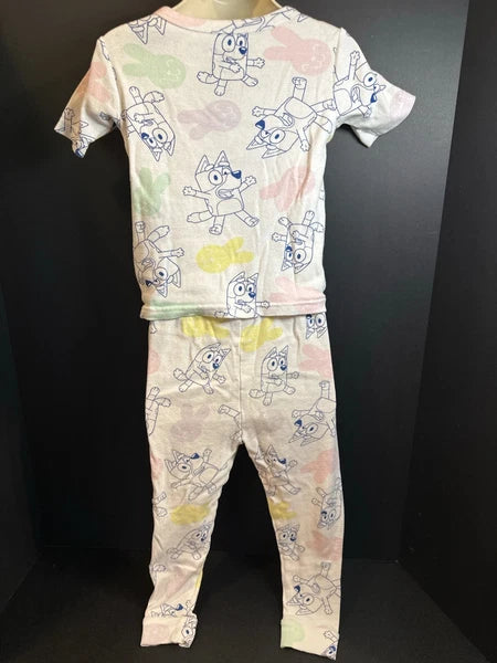 Bluey Toddler Pajamas Set 2pc Easter Size 5T Cotton Snug Fit Sleepwear
