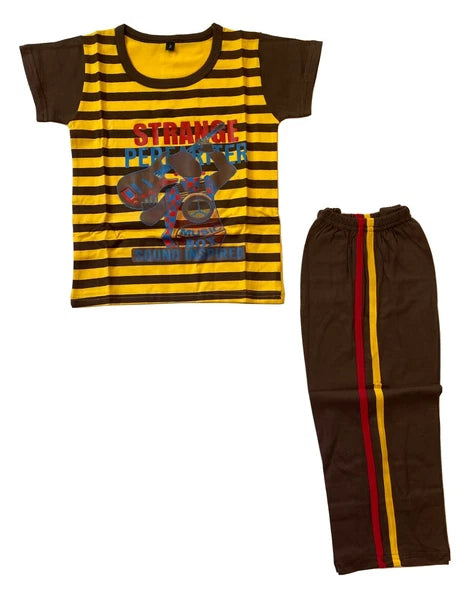 Boys Kids Toddler Sleepwear 2Pcs Pajama Pure Cotton PJs 3T 36 Months Night Wear