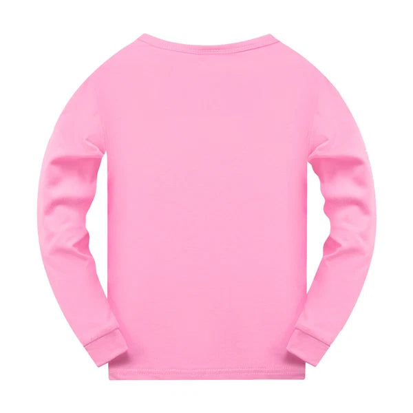 Geometry Dash 5-13 Year Old Boys' Pajama Set Girls' Round Neck Long Sleeve Set