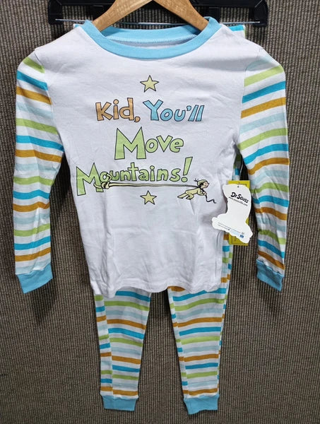 Dr Seuss Two-piece Pajama Set Kids Large New