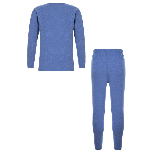 Kids Boys Girls Top With Trousers Cold Weather Loungewear Warm Homewear Pyjama