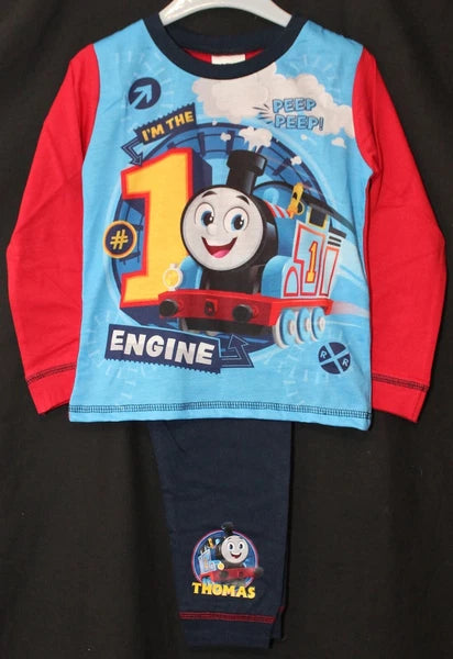 THOMAS THE TANK ENGINE Pyjamas / Boy's THOMAS PJs Sizes 18 months-5 years