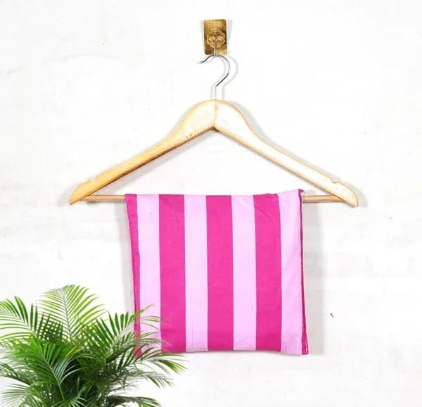 Indian Cotton Striped Print PJ Set Bridesmaid Pajama Set Women Nightwear Suit