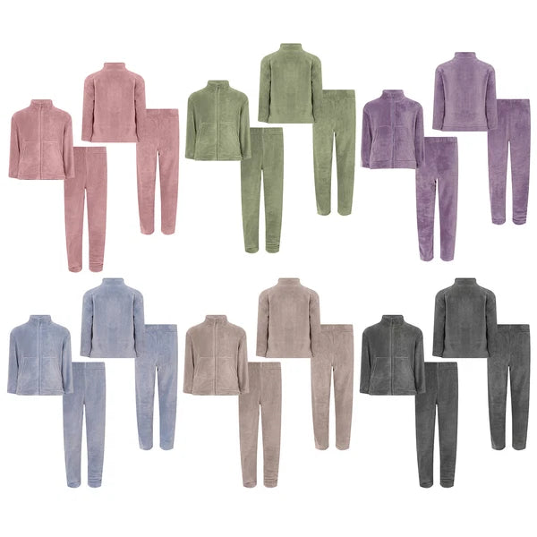 Kids Nightwear Teenagers Housewear Clothing Set Pyjama Set Matching Warm-