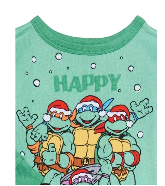 New Teenage Mutant Ninja Turtles Boys SIZE 4 Long-Sleeve Top Pants Pajama Set