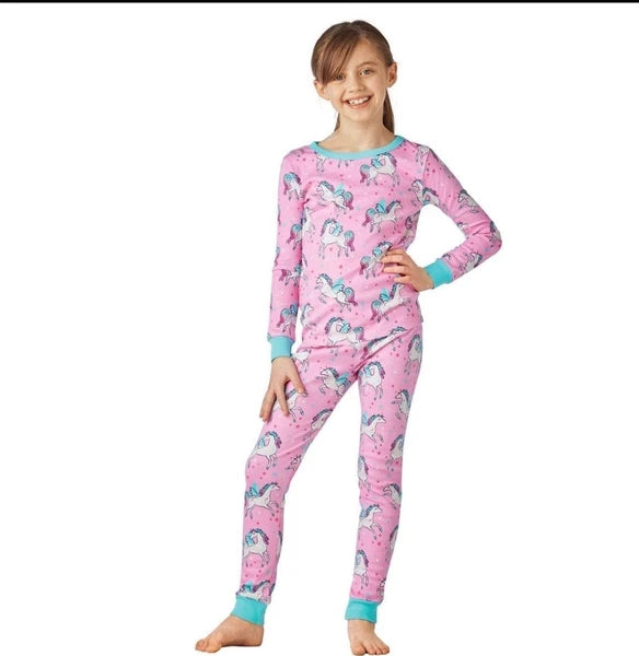 Member's Mark Girl's 4-Piece Unicorn Pajamas Set size 3T