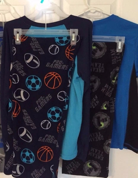 Faded Glory Boys 2 Piece Pajama Set L Sports, or  XS & L Varsity  NWT