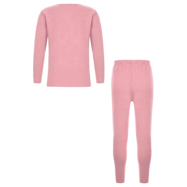 Kids Boys Girls Shirt And Pants Set Pyjama Top With Trousers Long Sleeve Warm