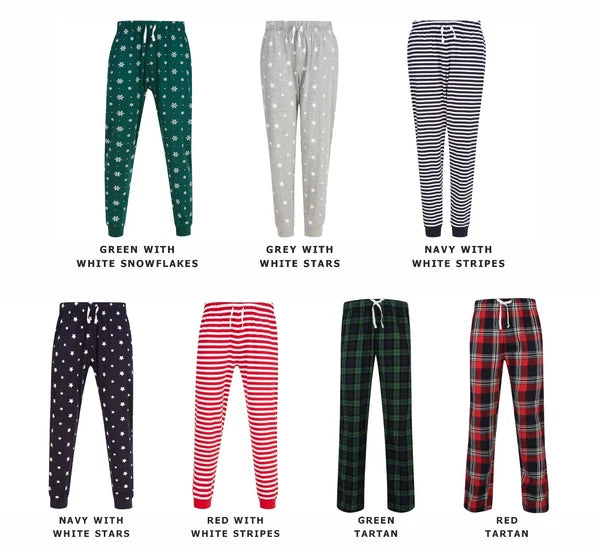 FAMILY CHRISTMAS PYJAMAS Personalised Matching Set Adult / Kids / Baby Sleepwear