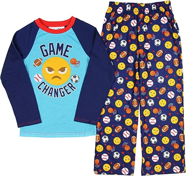 JoyPixels Game Changer Sports Emojis Youth 2 Piece Pajama Set New
