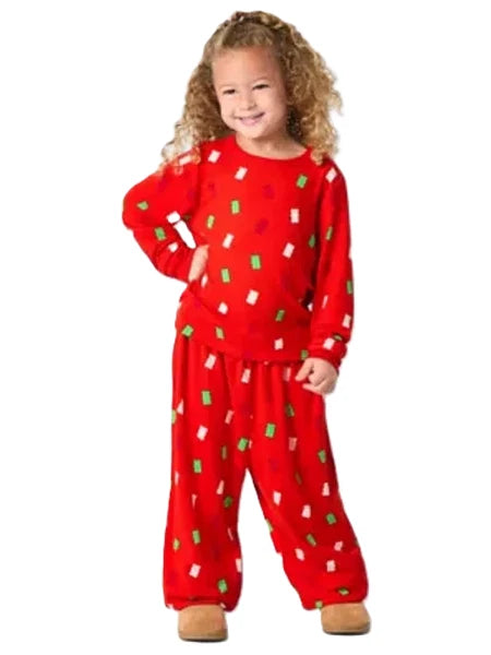 Haribo Kids Pajama Set, Red, 2T