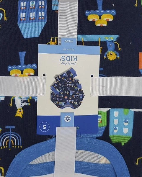 Hannukah Pajama Set - Pajamas for Kids - Size 5 (675)