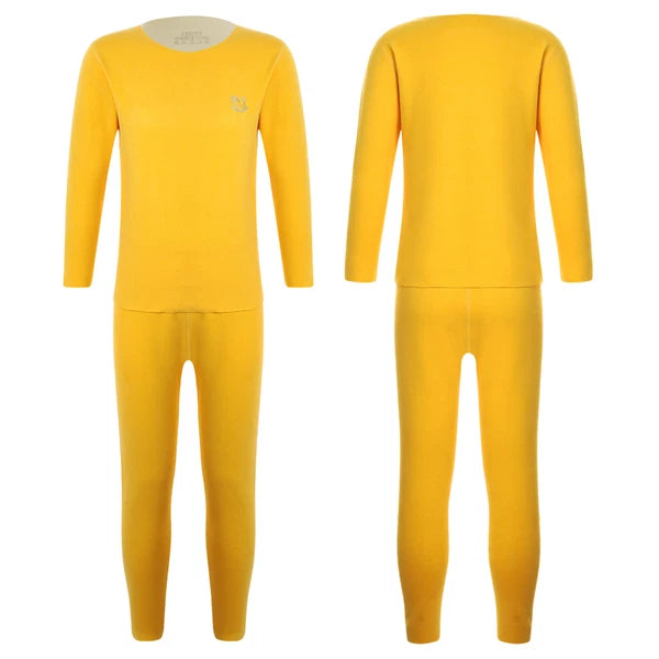 Kids Boys Girls Shirt And Pants Set Pyjama Top With Trousers Long Sleeve Warm